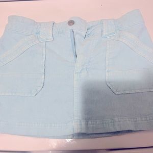 Forever 21 velvet ,blue mini skirt